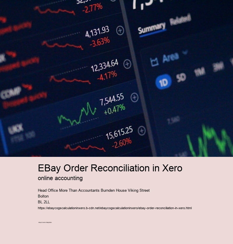 eBay Order Reconciliation in Xero