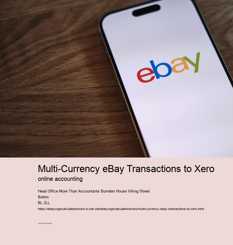 Multi-Currency eBay Transactions to Xero